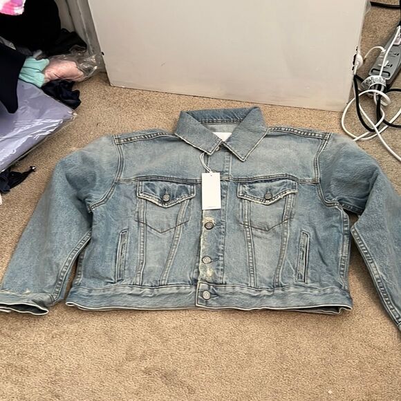 NWT BOYISH small cropped denim jacket. - Picture 1 of 5